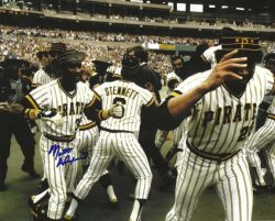 Autographed MATT ALEXANDER 8X10 Pittsburgh Pirates Photo