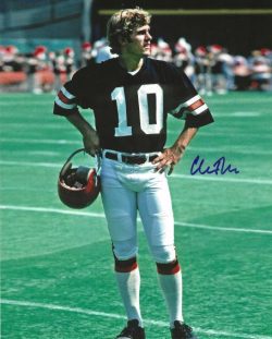 Autographed CHRIS BAHR 8X10 Cincinnati Bengals photo