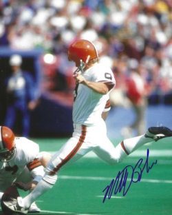 Autographed MATT BAHR 8X10 Cleveland Browns Photo