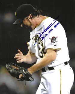 Autographed JASON GRILLI "2013 All Star" 8X10 Pittsburgh Pirates Photo