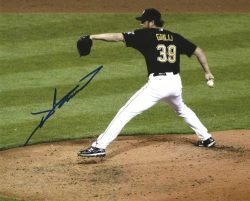 Autographed JASON GRILLI 8X10 Pittsburgh Pirates Photo
