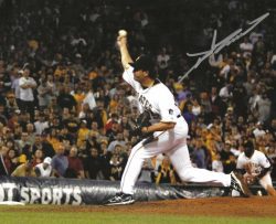 Autographed JASON GRILLI 8X10 Pittsburgh Pirates Photo