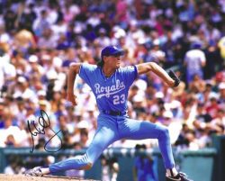 AUTOGRAPHED MARK GUBICZA 8x10 Kansas City Royals Photo