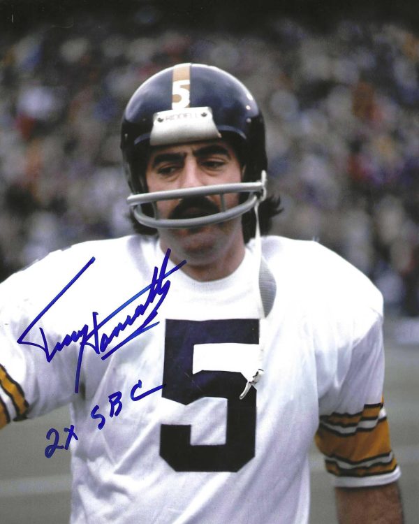 Autographed Terry Hanratty "2X SBC" 8x10 Pittsburgh Steelers Photo