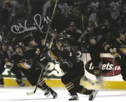 Autographed DARIUS KASPARAITIS 8X10 Pittsburgh Penguins Photo