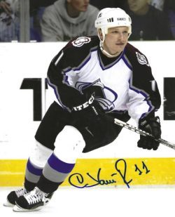 Autographed DARIUS KASPARAITIS 8X10 Colorado Avalanche Photo