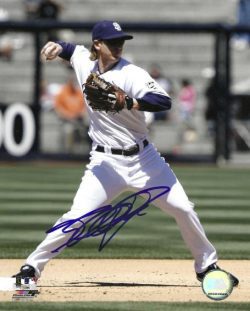 Autographed KHALIL GREENE 8x10 San Diego Padres Photo