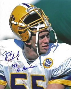 Autographed JERRY OLSAVSKY "88 All American" 8X10 Pitt Panthers Photo