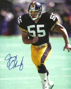 Autographed JERRY OLSAVSKY 8X10 Pittsburgh Steelers Photo