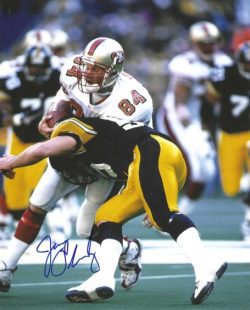 Autographed JERRY OLSAVSKY 8X10 Pittsburgh Steelers Photo