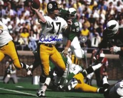 Autographed DICK SHINER 8X10 Pittsburgh Steelers Photo