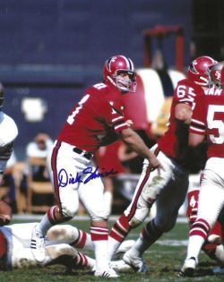 Autographed DICK SHINER 8X10 Atlanta Falcons Photo
