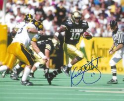 Autographed KORDELL STEWART 8X10 Colorado Buffaloes Photo