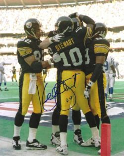 Autographed KORDELL STEWART 8X10 Pittsburgh Steelers Photo
