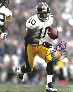 Autographed KORDELL STEWART 8X10 Pittsburgh Steelers Photo
