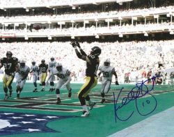 Autographed KORDELL STEWART 8X10 Pittsburgh Steelers Photo