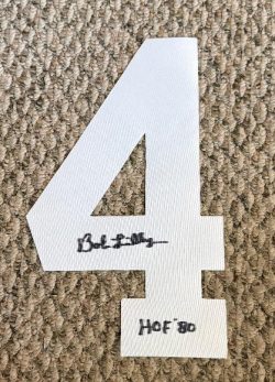 Autographed Bob Lilly Dallas Cowboys White Jersey Number 4