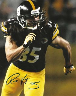 Autographed ROSS VENTRONE 8X10 Pittsburgh Steelers Photo