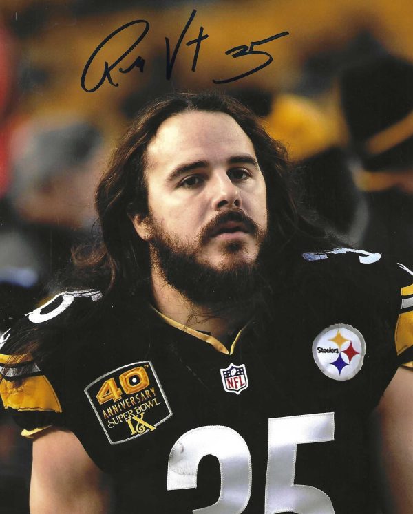 Autographed ROSS VENTRONE 8X10 Pittsburgh Steelers Photo