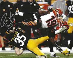 Autographed ROSS VENTRONE 8X10 Pittsburgh Steelers Photo
