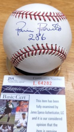 Autographed ROBIN ROBERTS "286" Official Major League Baseball JSA