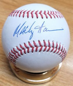 Autographed MACKEY SASSER Official Major League Baseball