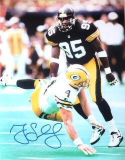 Autographed GREG LLOYD 11x14 Pittsburgh Steelers Photo