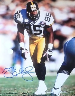 Autographed GREG LLOYD 11x14 Pittsburgh Steelers Photo