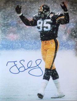 Autographed GREG LLOYD 11x14 Pittsburgh Steelers Photo