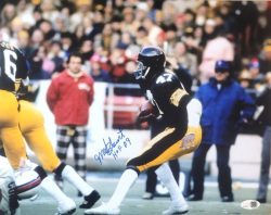 Autographed MEL BLOUNT "HOF 89" 11x14 Pittsburgh Steelers Photo JSA