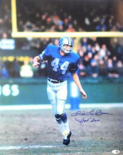 Autographed DICK LEBEAU "HOF 2010" 16x20 Detroit Lions Photo JSA