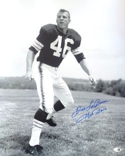 Autographed DICK LEBEAU "HOF 2010" 16x20 Detroit Lions Photo JSA