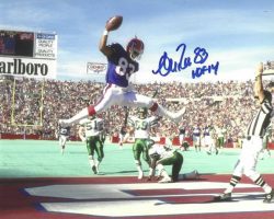 Autographed ANDRE REED "HOF 14" 8X10 Buffalo Bills Photo