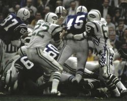 AUTOGRAPHED AL ATKINSON 8x10 New York Jets Photo