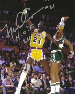 Autographed MICHAEL COOPER "HOF 24" 8X10 Los Angeles Lakers Photo