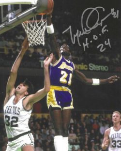 Autographed MICHAEL COOPER "HOF 24" 8X10 Los Angeles Lakers Photo