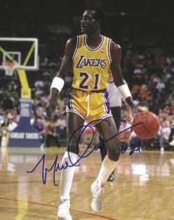 Autographed MICHAEL COOPER  8X10 Los Angeles Lakers Photo