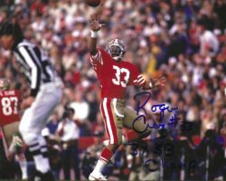 Autographed ROGER CRAIG 8X10 San Francisco 49ers Photo