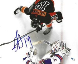 Autographed GARNET HATHAWAY 8X10 Philadelphia Flyers Photo