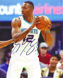 AUTOGRAPHED DWIGHT HOWARD 8X10 Charlotte Hornets photo