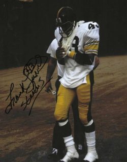 Autographed FRANK LEWIS 8x10 Pittsburgh Steelers Photo