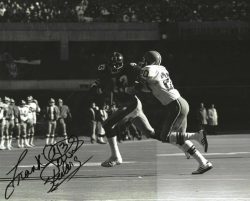 Autographed FRANK LEWIS 8x10 Pittsburgh Steelers Photo