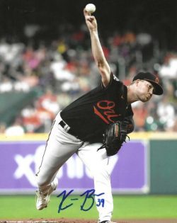 AUTOGRAPHED KYLE BRADISH 8x10 Baltimore Orioles Photo