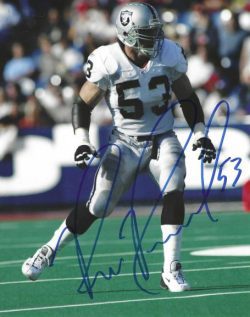 Autographed  BILL ROMANOWSKI 8X10 Oakland Raiders Photo