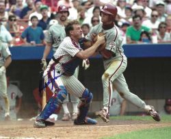 AUTOGRAPHED MACKEY SASSER 8x10 New York Mets photo