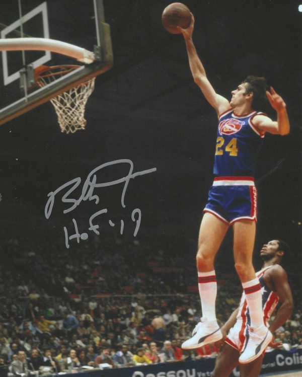 AUTOGRAPHED  BOBBY JONES "HOF 19" 8X10 Denver Nuggets photo
