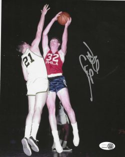 AUTOGRAPHED BILLY CUNNINGHAM 8X10 Philadelphia 76ers HOF photo JSA