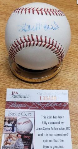 Autographed STAN MUSIAL Official Major League Baseball JSA