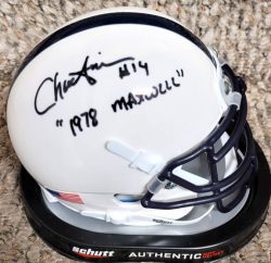 Autographed CHUCK FUSINA "1978 Maxwell"  Penn State Mini Helmet