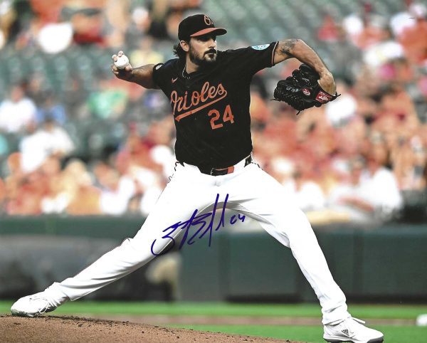 AUTOGRAPHED ZACH EFLIN 8X10 Baltimore Orioles Photo